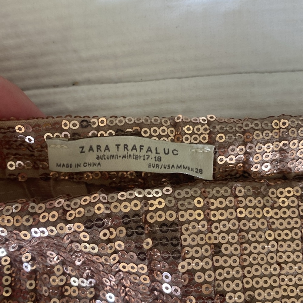 ZARA gold sequin dress - Picture 7 of 10